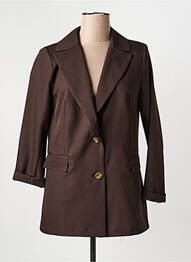 Blazer poches marron HALOGENE femme
