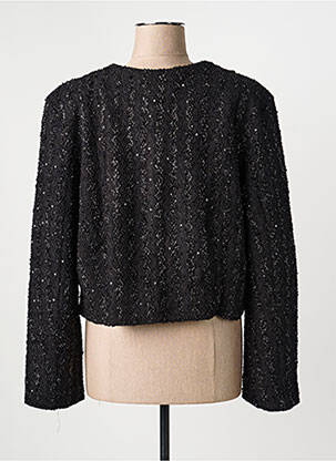 Veste chic col rond noir ICHI femme