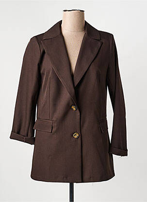 Blazer poches marron HALOGENE femme
