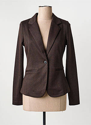 Blazer poches marron ICHI femme