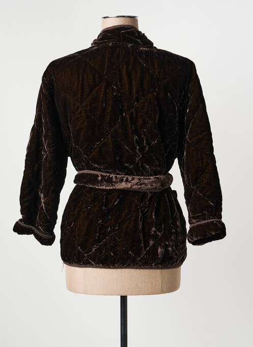 Veste casual finition intérieure doublée marron JOHANNA PARIS femme