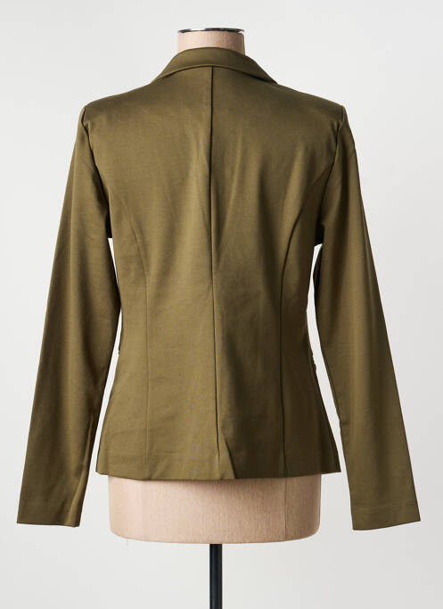 Blazer poches vert ICHI femme