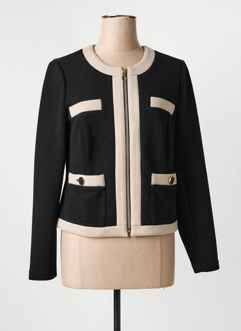 Veste chic col rond noir BETTY BARCLAY femme