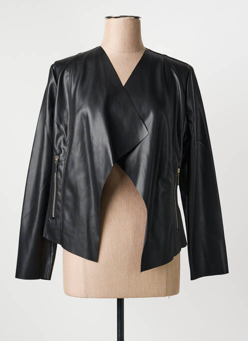 Veste simili cuir poches noir BETTY BARCLAY femme