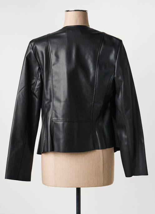 Veste simili cuir poches noir BETTY BARCLAY femme