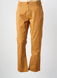 Pantalon chino tissage popeline taille normale jaune BLEND homme