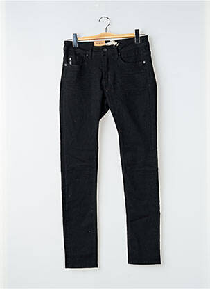 Jeans coupe slim poches taille normale noir DEELUXE homme