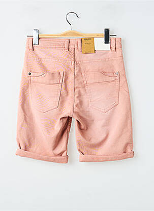 Bermuda tissage denim taille normale rose DEELUXE homme