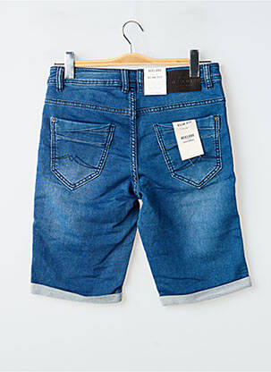 Bermuda tissage denim taille normale bleu DEELUXE homme