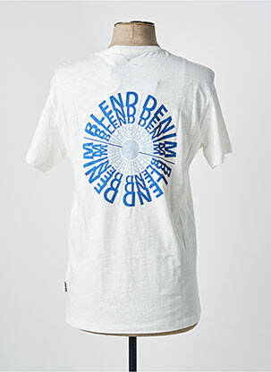 T-shirt coupe cintrée manches courtes blanc BLEND homme