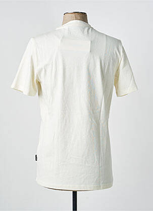T-shirt coupe cintrée manches courtes beige BLEND homme