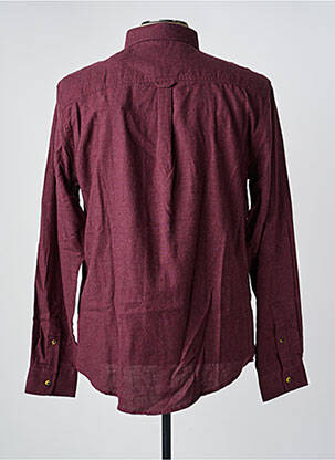 Chemise manches longues coupe cintrée rouge BLEND homme