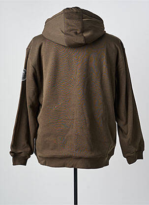 Veste casual finition intérieure fourrure synthétique vert DEELUXE homme