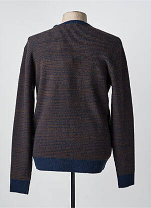 Pull stretch manches longues bleu BLEND homme