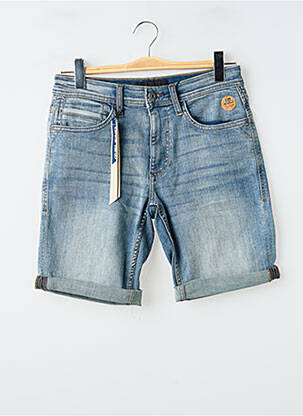 Bermuda stretch taille normale bleu BLEND homme