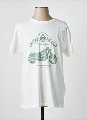 T-shirt stretch manches courtes beige DEELUXE homme