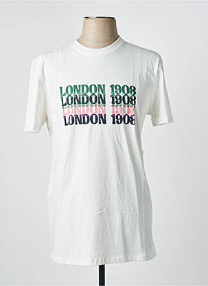 T-shirt coupe cintrée manches courtes beige LEE COOPER homme