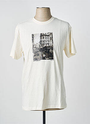 T-shirt coupe cintrée manches courtes beige TIFFOSI homme