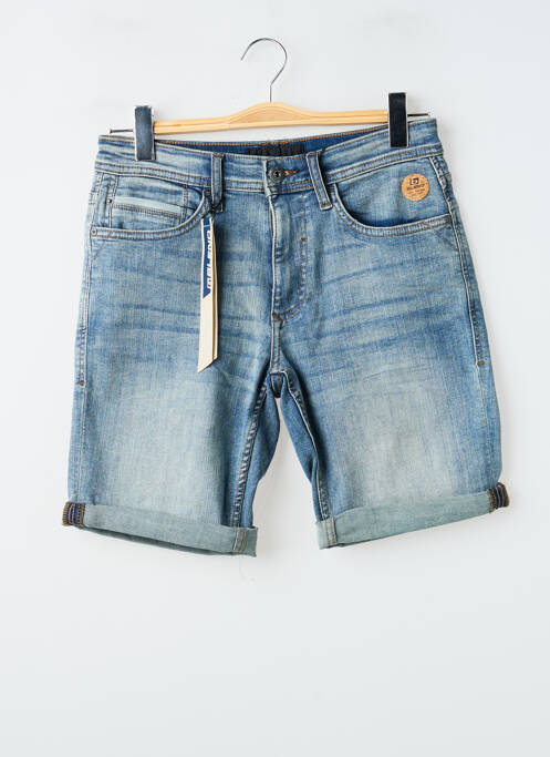 Bermuda stretch taille normale bleu BLEND homme