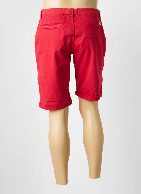 Bermuda taille à pinces taille normale rouge LEE COOPER homme