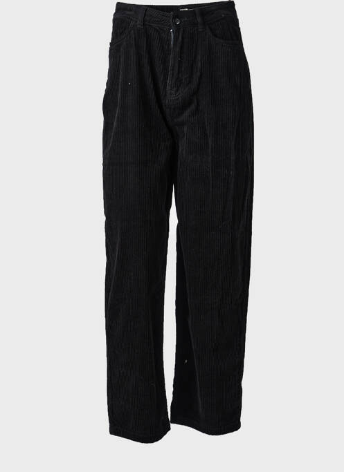 Pantalon droit tissage velours taille normale noir ICJHI homme