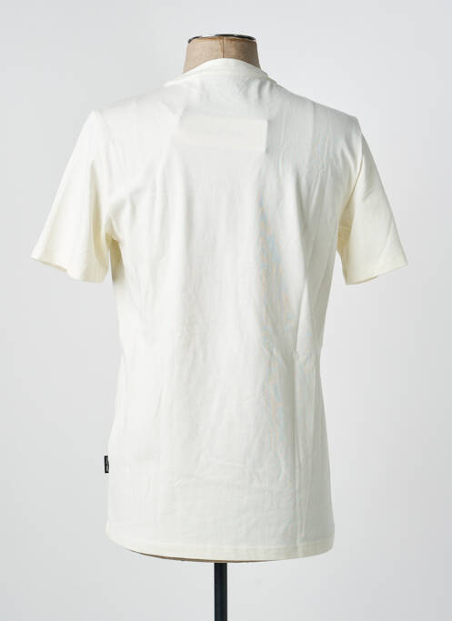 T-shirt coupe cintrée manches courtes beige BLEND homme