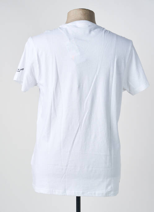 T-shirt coupe cintrée manches courtes blanc DEELUXE homme
