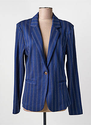 Blazer poches bleu ICHI femme