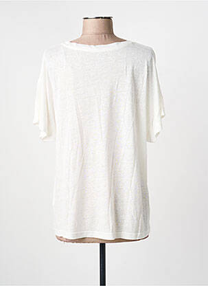 T-shirt stretch manches courtes beige KANOPE femme