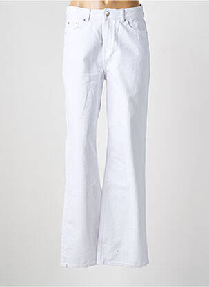 Jean coupe flare stretch taille normale blanc TIFFOSI femme