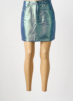 Jupe courte poches bleu DAPHNEA femme