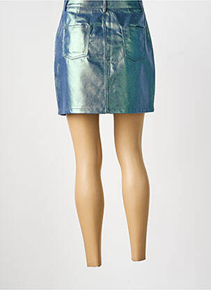 Jupe courte poches bleu DAPHNEA femme