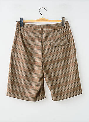 Bermuda taille à pinces taille normale marron TIFFOSI femme