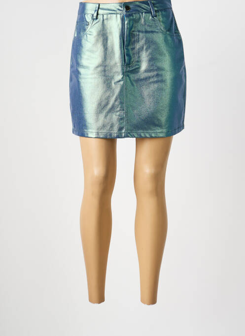 Jupe courte poches bleu DAPHNEA femme