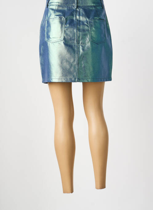 Jupe courte poches bleu DAPHNEA femme