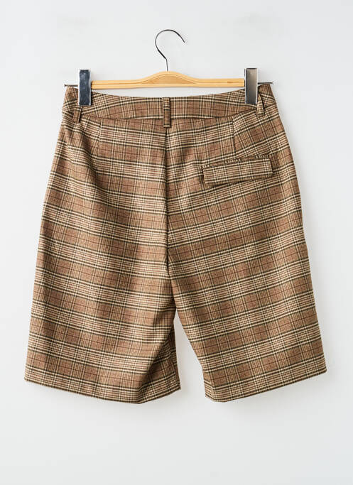 Bermuda taille à pinces taille normale marron TIFFOSI femme
