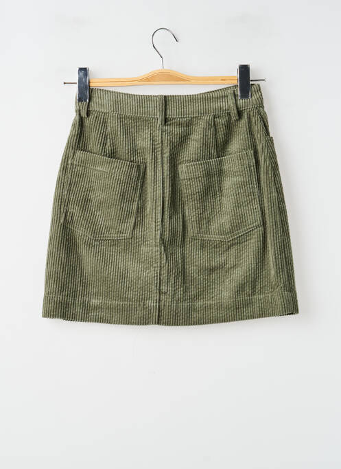 Jupe courte poches vert LAURE + MAX femme