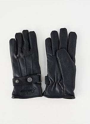 Gants effet matière satinée noir DEELUXE femme