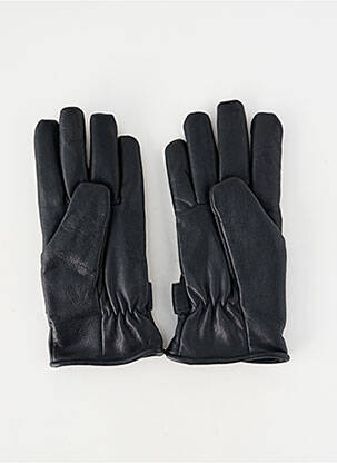 Gants effet matière satinée noir DEELUXE femme