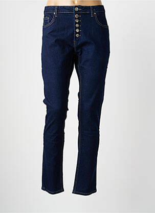 Jeans coupe slim poches bleu PLACE DU JOUR femme