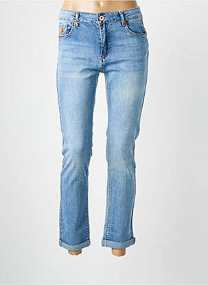 Jeans coupe slim poches bleu ONADO femme