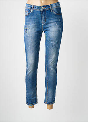 Jeans coupe slim poches bleu REMIXX femme