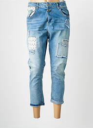 Jeans coupe slim poches bleu PLACE DU JOUR femme