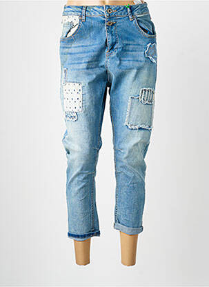 Jeans coupe slim poches bleu PLACE DU JOUR femme