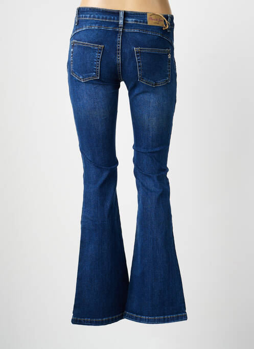 Jean coupe flare stretch taille normale bleu PLACE DU JOUR femme