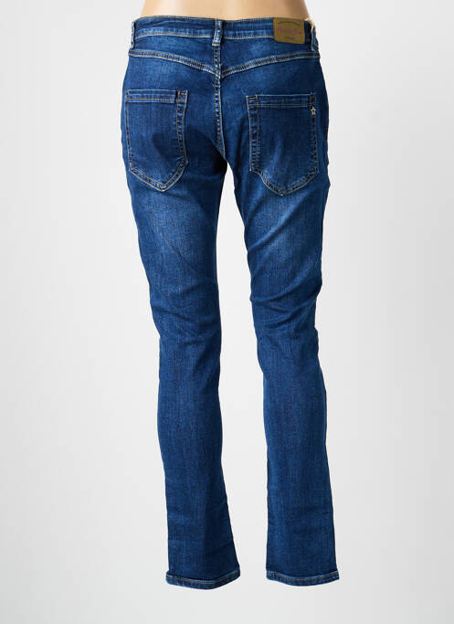 Jeans coupe slim slim taille normale bleu PLACE DU JOUR femme