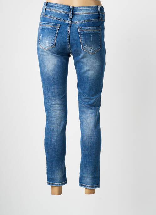 Jeans coupe slim poches bleu REMIXX femme