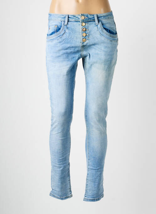 Jeans coupe slim poches bleu PLACE DU JOUR femme
