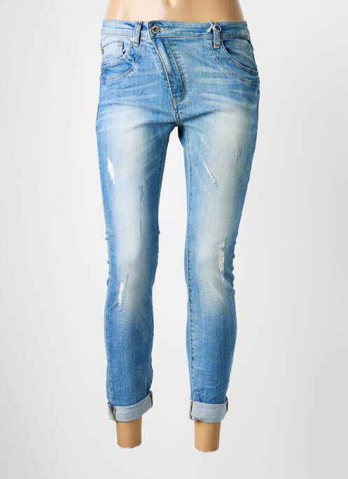 Jeans skinny poches bleu REMIXX femme