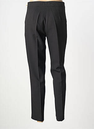 Pantalon slim tissage popeline taille normale noir EMA BLUE'S femme